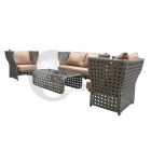 Brown Wicker Outdoor Furniture Set (HJGF058)