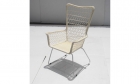 Steel Wicker Lounge Chair (CB5881)