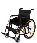 Steel wheel chair foldable