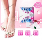 Silicone Toe Separators Stone Design Spacers for Home and Salon Pedicures