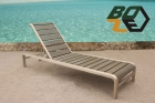 Brushed Aluminum Chaise Lounge (BZ-BR019)