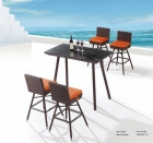 Rattan Bar Table and Chairs Set (RZ1940)