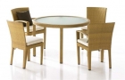 Rattan Dining Table and Chairs Set (RZ1949)