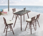 Rattan Bar Table and Chairs Set (RZ1950)