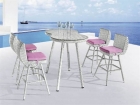 Rattan Bar Table and Chairs Set (RZ1951)