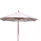 White wooden beach umbrella (BN-31CB5D23)