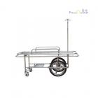 Stainless steel wheeled stretcher with two big and small wheels(B3)