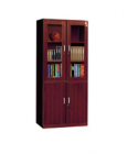 Red Wood Grain Series Imitation Wood Steel Cabinet (MD01)