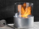 Glass Fireplace(M1 (Silver))