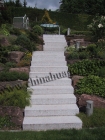 White Granite stairs