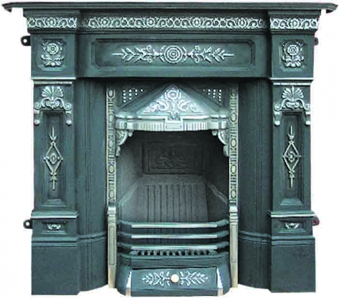 Cast Iron Fireplace (JX087)