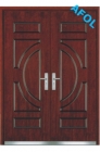 Steel Wooden Armored Door (AFOL-SW705)