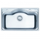 Stainless steel sink with single bowl (OP-PS611-TC)