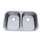 Stainless steel double bowl sink (8852A)