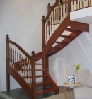 Simple Style Wood Staircase (W15)