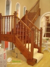 Simple Style Wood Staircase (W150)