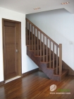 Simple Style Wood Staircase (W25)