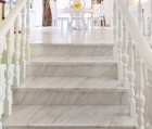 Bianco Carrara Marble Stair
