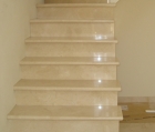 Crema Marfil Marble Stair