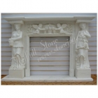 Decorating Mantel with Marble Statue (FS-041)