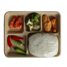 Biodegradable Compartment Food Tray