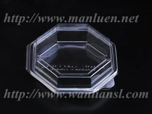 Clear Hinged Food Container