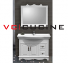 Modern white PVC bathroom vanity&mdash; VC-BEP-04