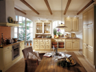 European  raised style PVC kitchen cabinet&mdash; VC-KPE-05