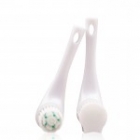Manual facial cleaning brush and massager